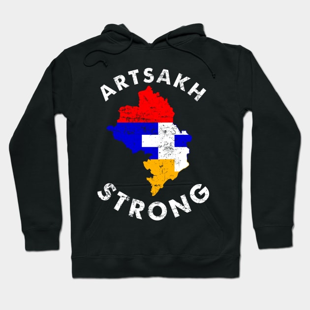 Artsakh Strong - Artsakh is Armenia - Armenian Flag Gift Hoodie by kikiao